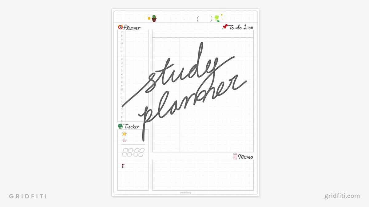 GoodNotes Digital Study Planner for iPad