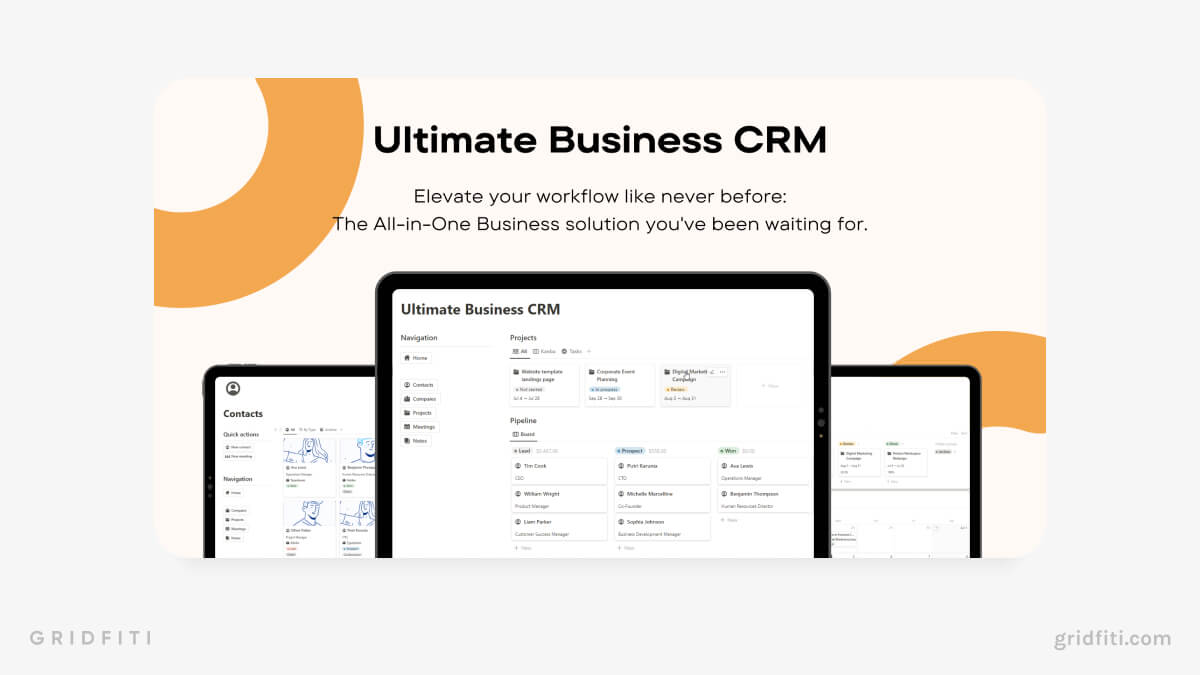 Ultimate Notion Business CRM