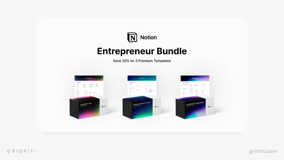 Notion Entrepreneur Bundle