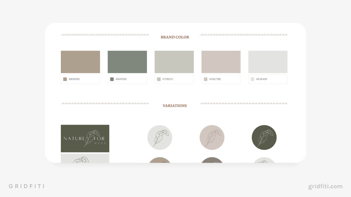 Simple Notion Branding Kit & Mood Board Template