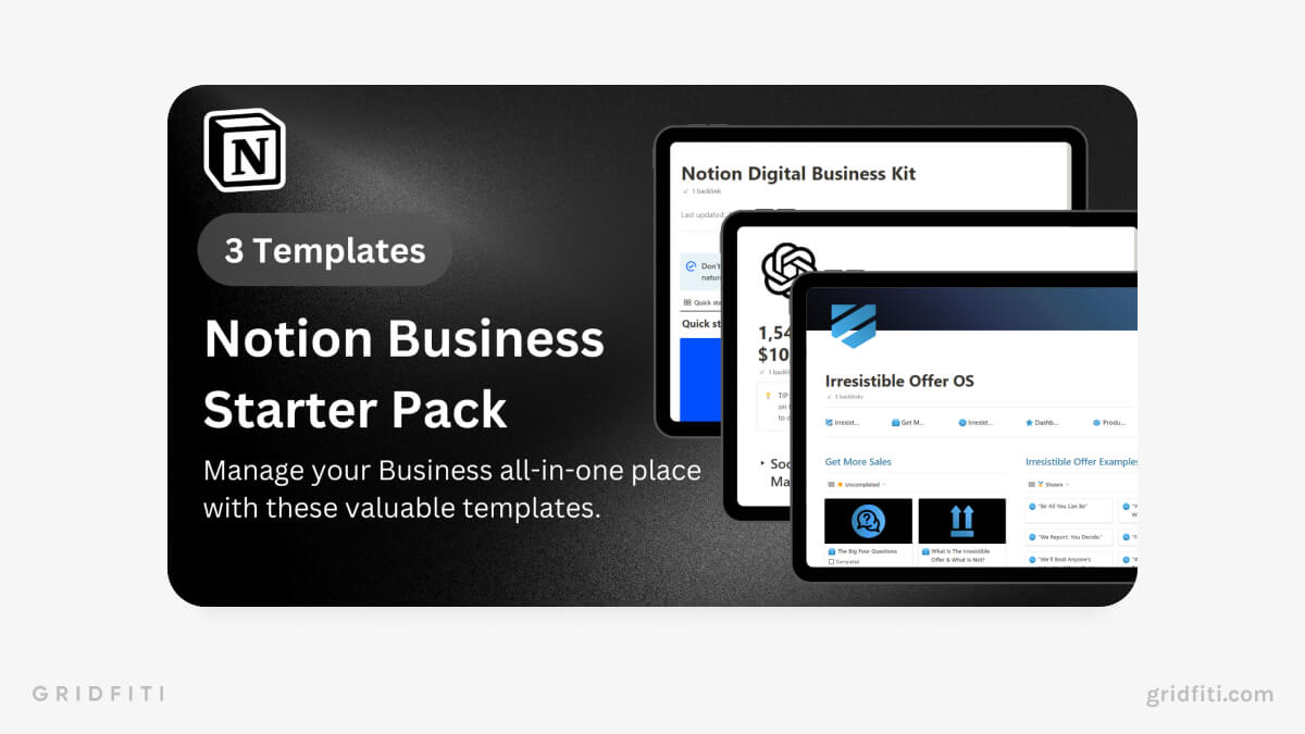 Notion Business Starter Pack