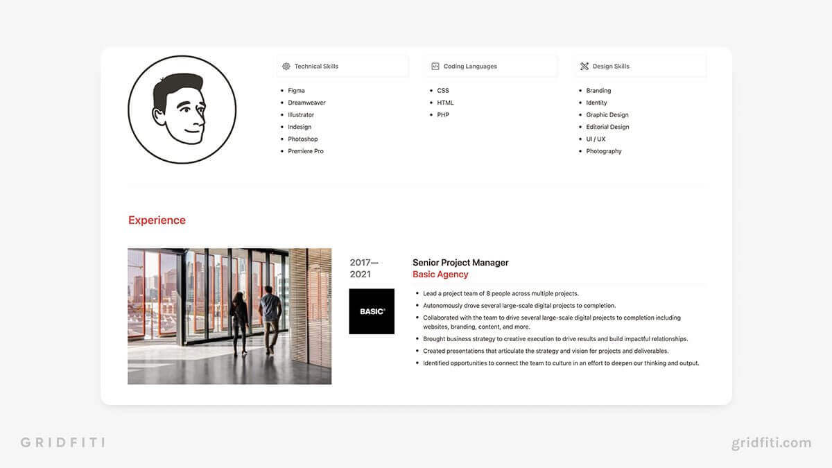 Free Notion Portfolio Template