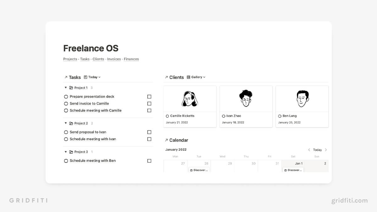 Notion Freelancer OS Template