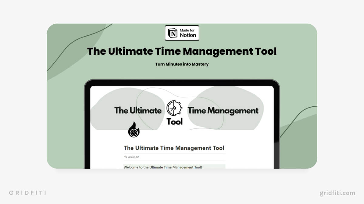 The Ultimate Time Management Tool