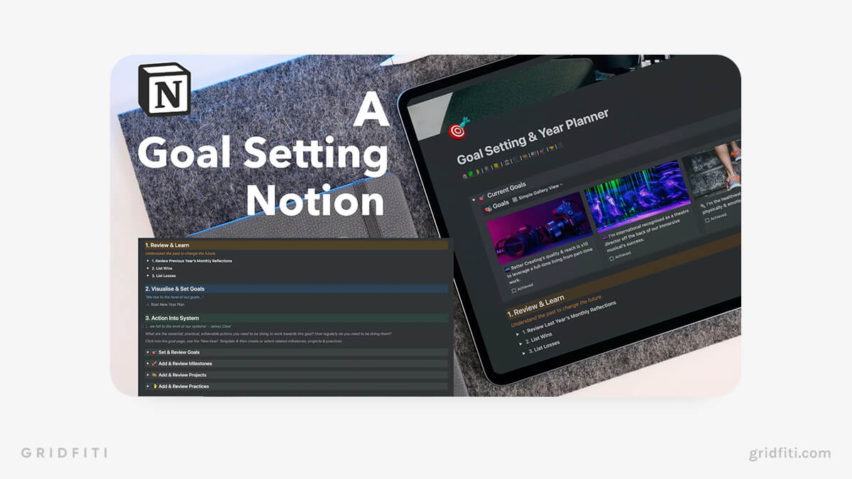 Notion Annual Review & Goal Setting Template