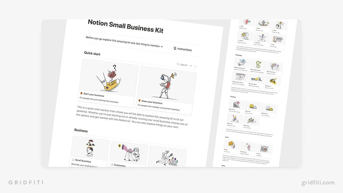 Notion Templates for Small Business