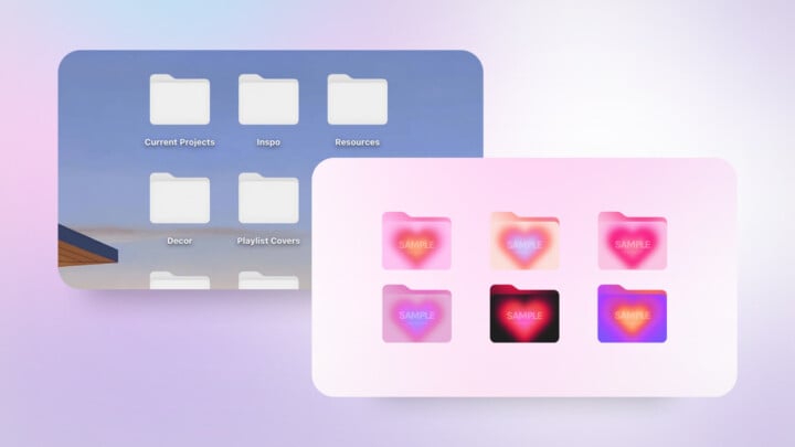 Aesthetic Folder Icons