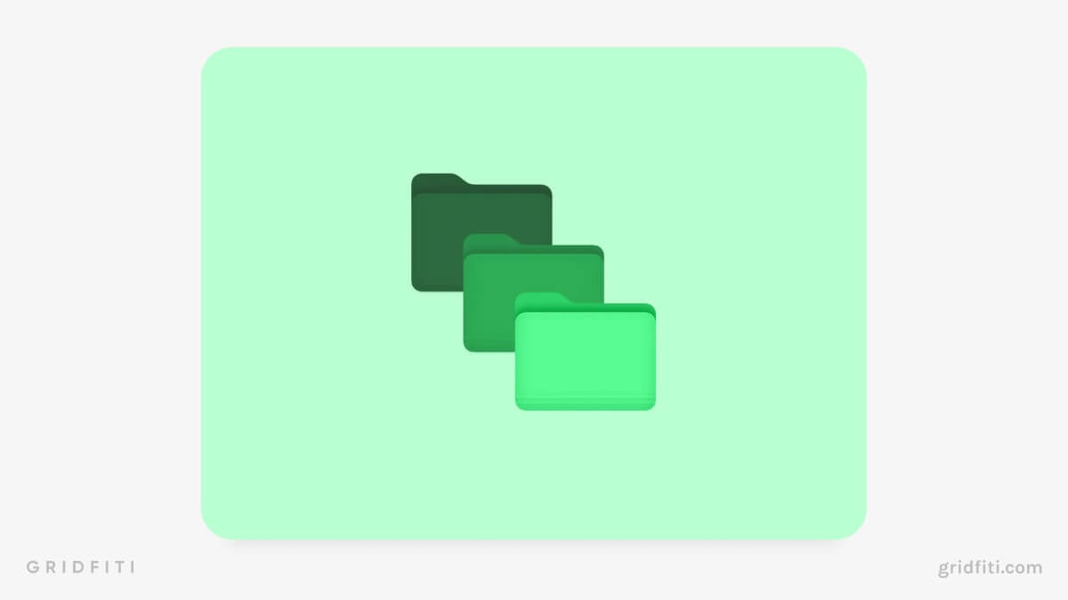 Green Folder Icons