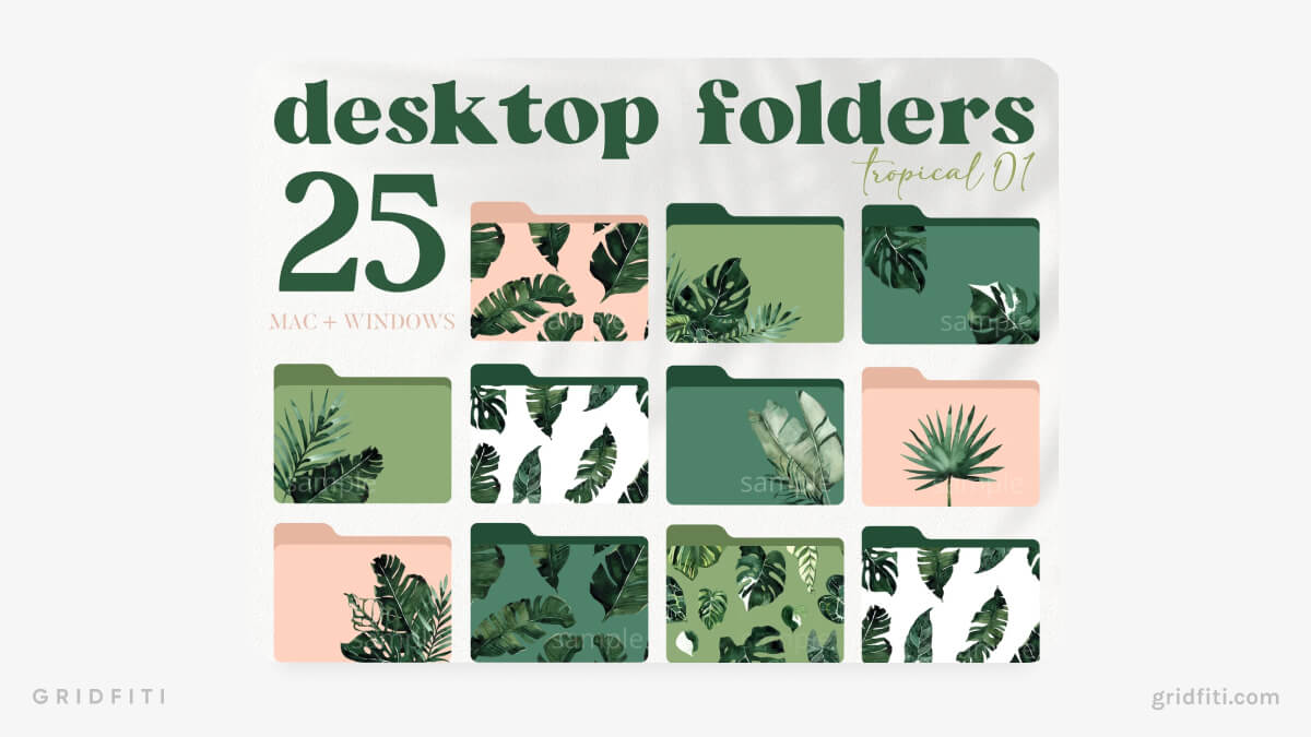 Plant Folder Icons