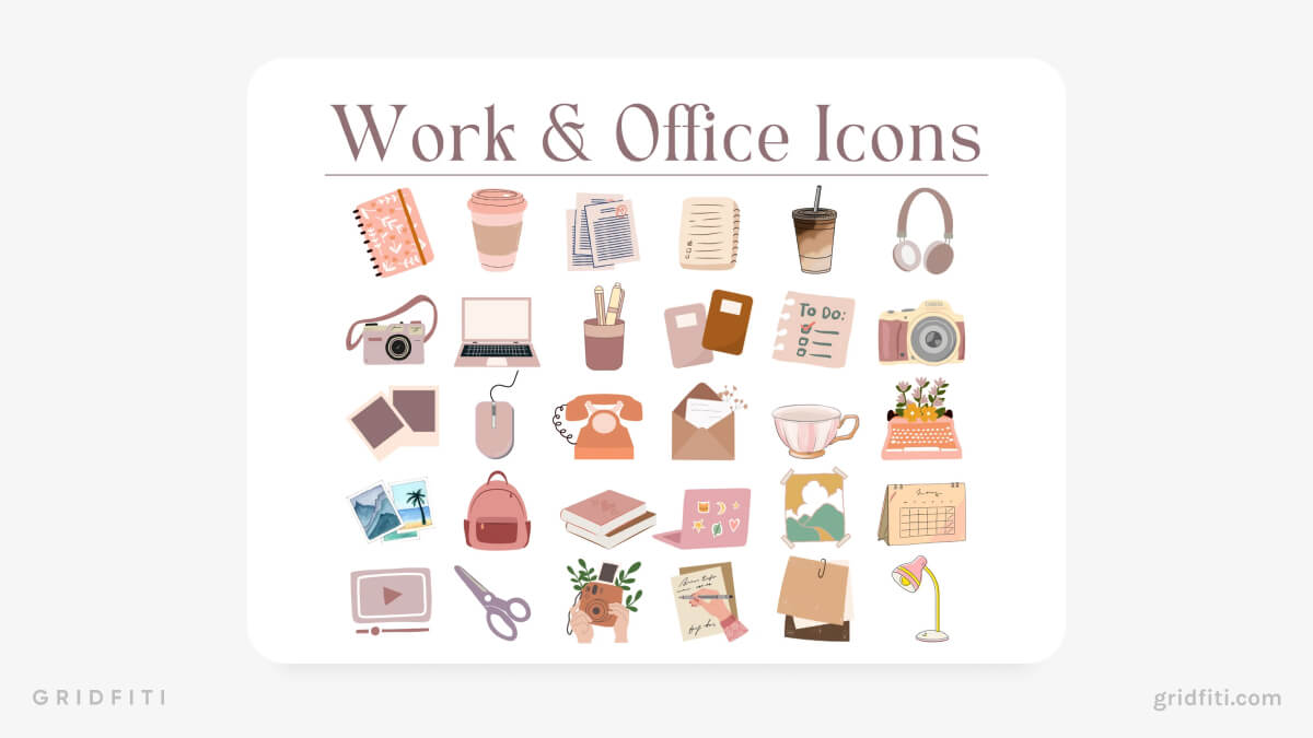 Work & Productivity Folder Icons