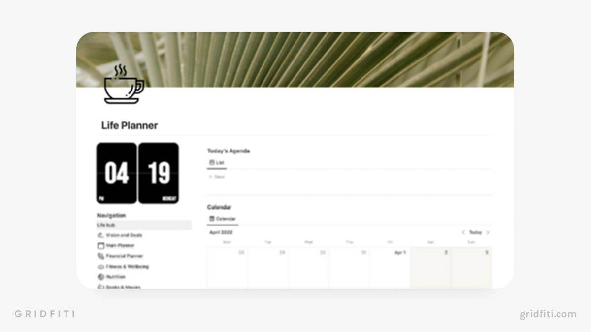 Notion Complete Life Planner