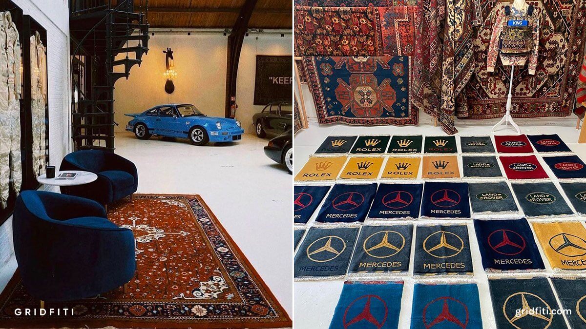 Aesthetic & Vintage Automotive Rugs