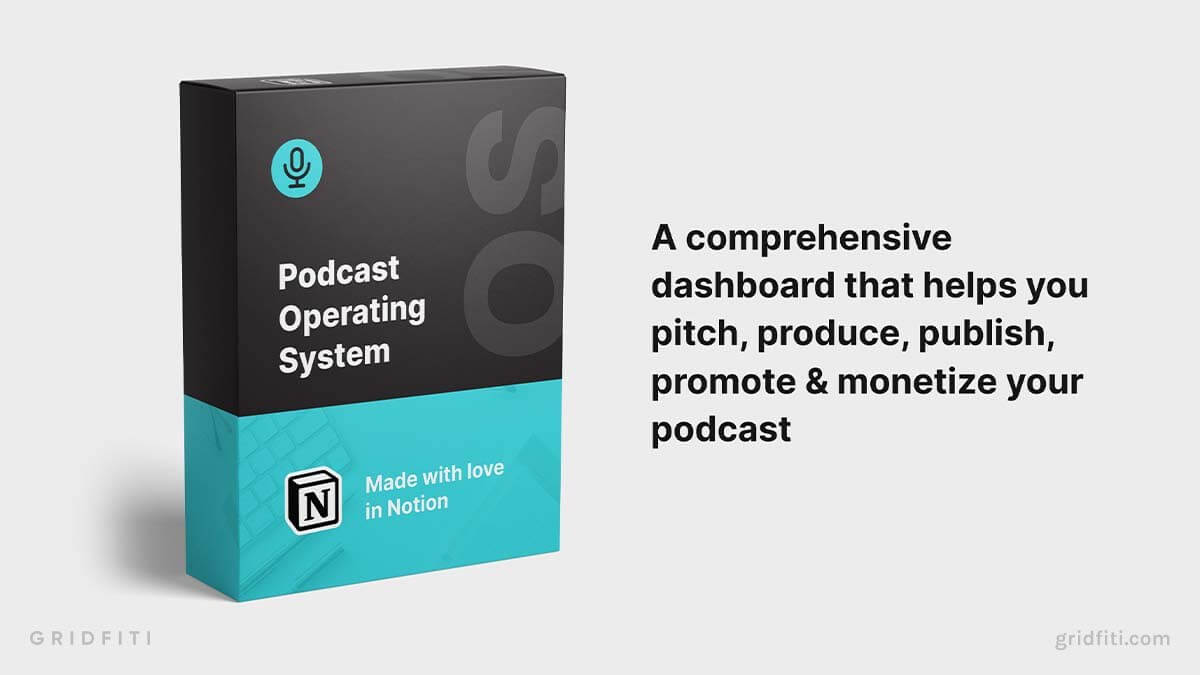 Notion Podcast Dashboard Template