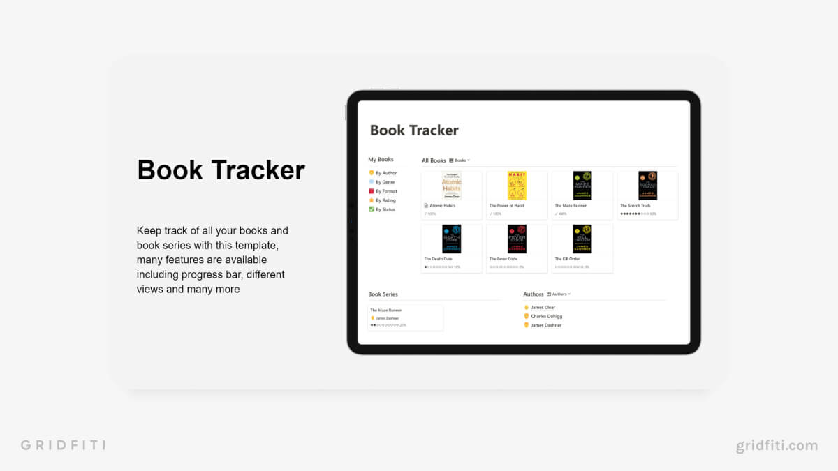 Book Tracker Notion Template