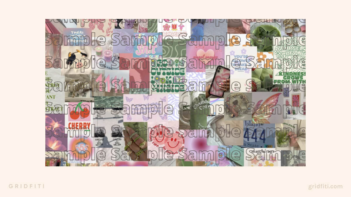 Danish Pastel Aesthetic Collage Laptop & Phone Wallpaper Set