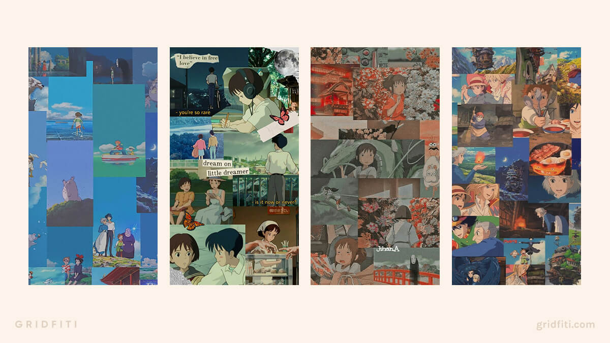 Studio Ghibli Anime Collage Wallpapers