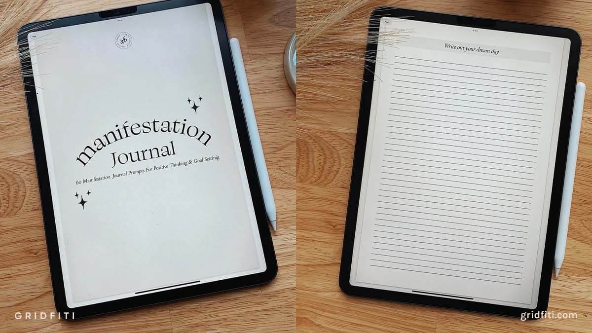 Notability Manifestation Journal Template