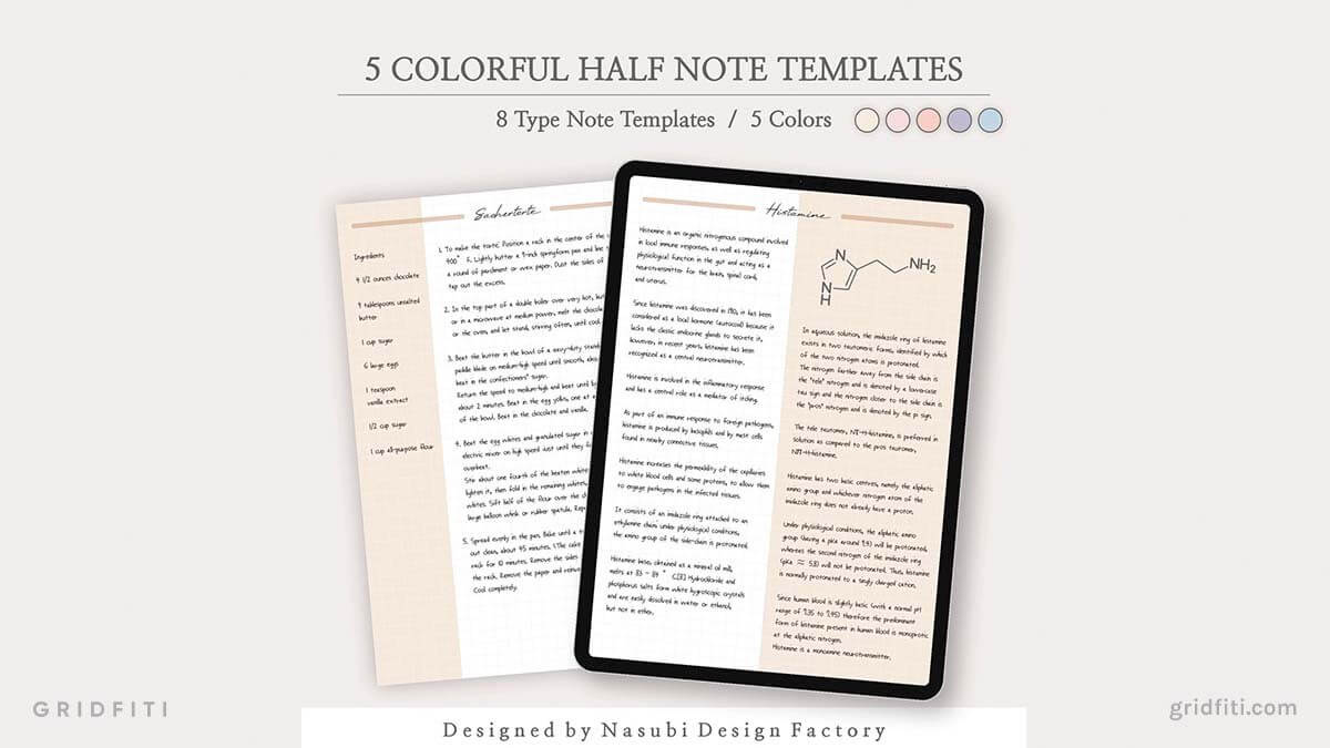 20+ Aesthetic Notability Templates & Ideas (Free & Paid) Gridfiti