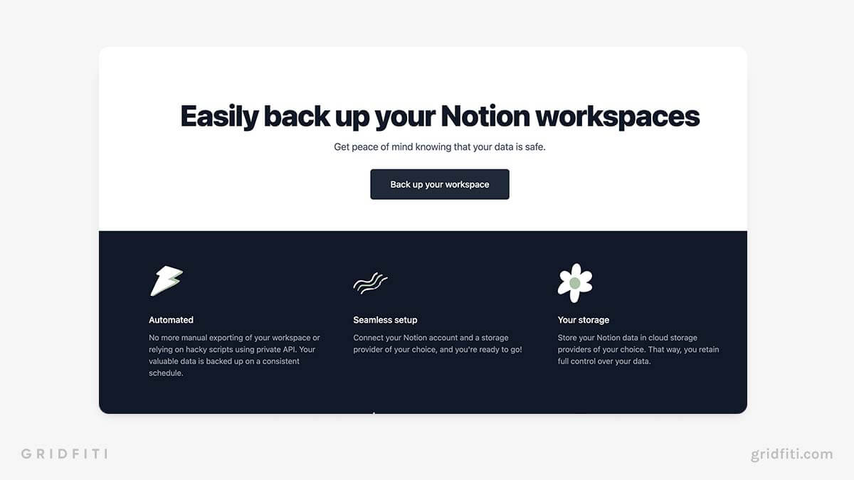 Notion Backups