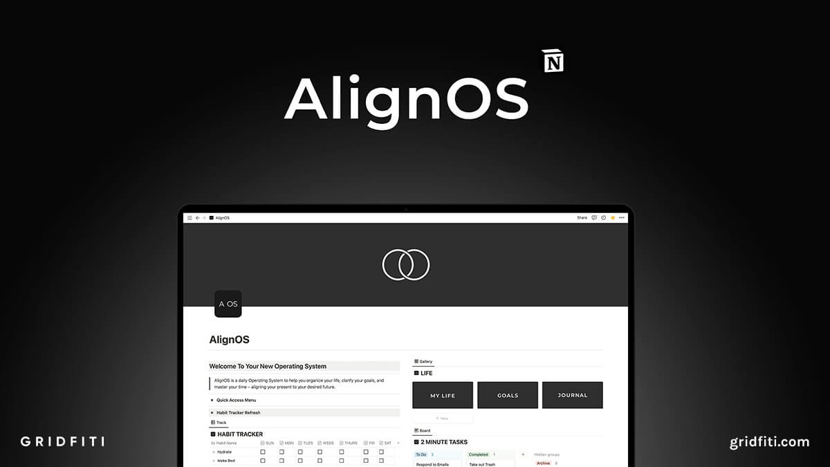 AlignOS Notion Operating System Template