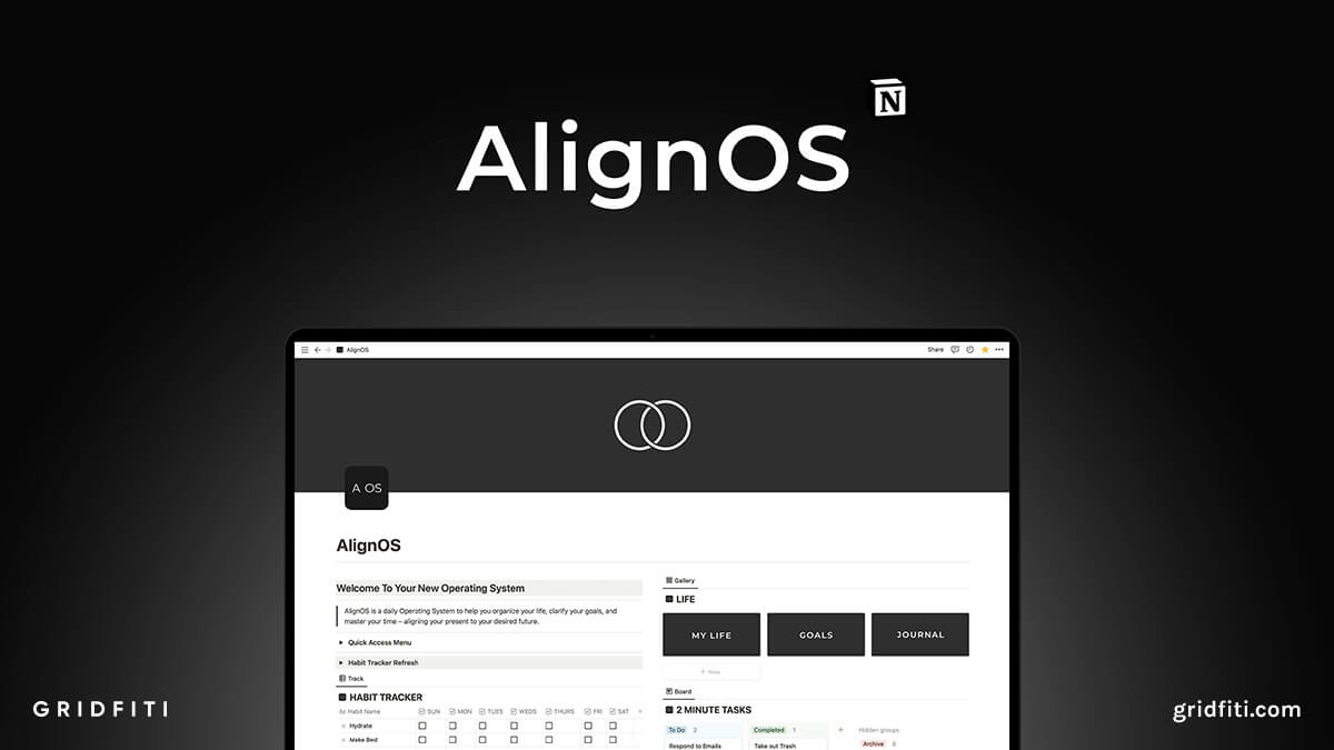 7+ Notion Life OS (Operating System) Templates & Life Dashboards
