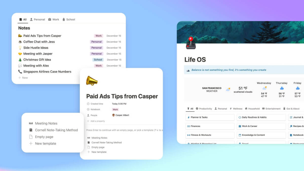 The 18 Best Notion Note-Taking Templates