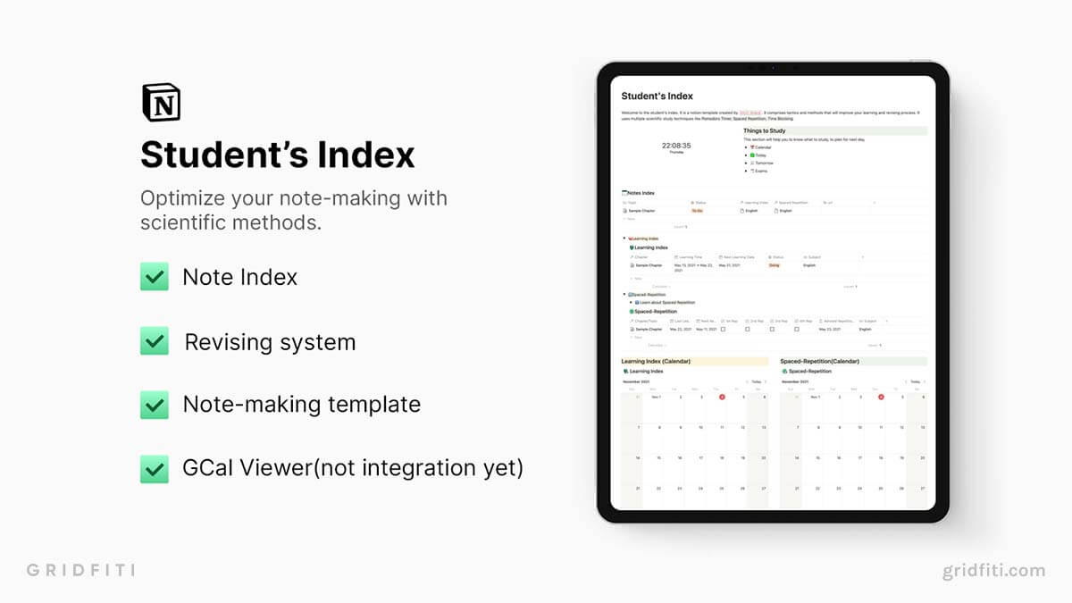 5  Notion Note Taking Meeting Notes Templates Gridfiti