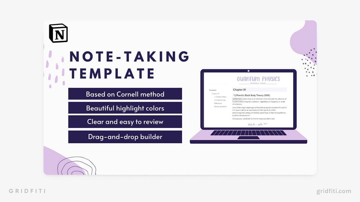 5+ Notion NoteTaking & Meeting Notes Templates Gridfiti