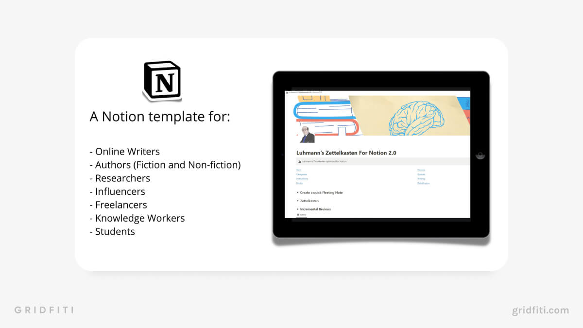 Note Taking Template, Online Note Taking