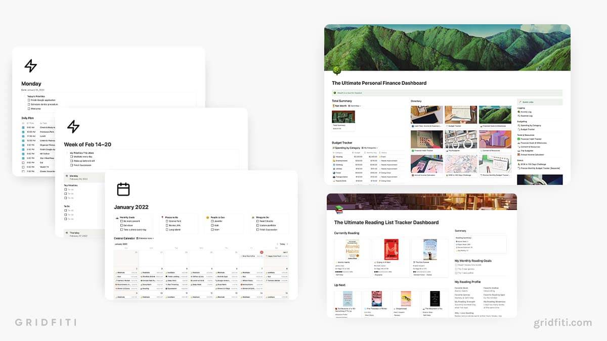 Gridfiti Notion Templates