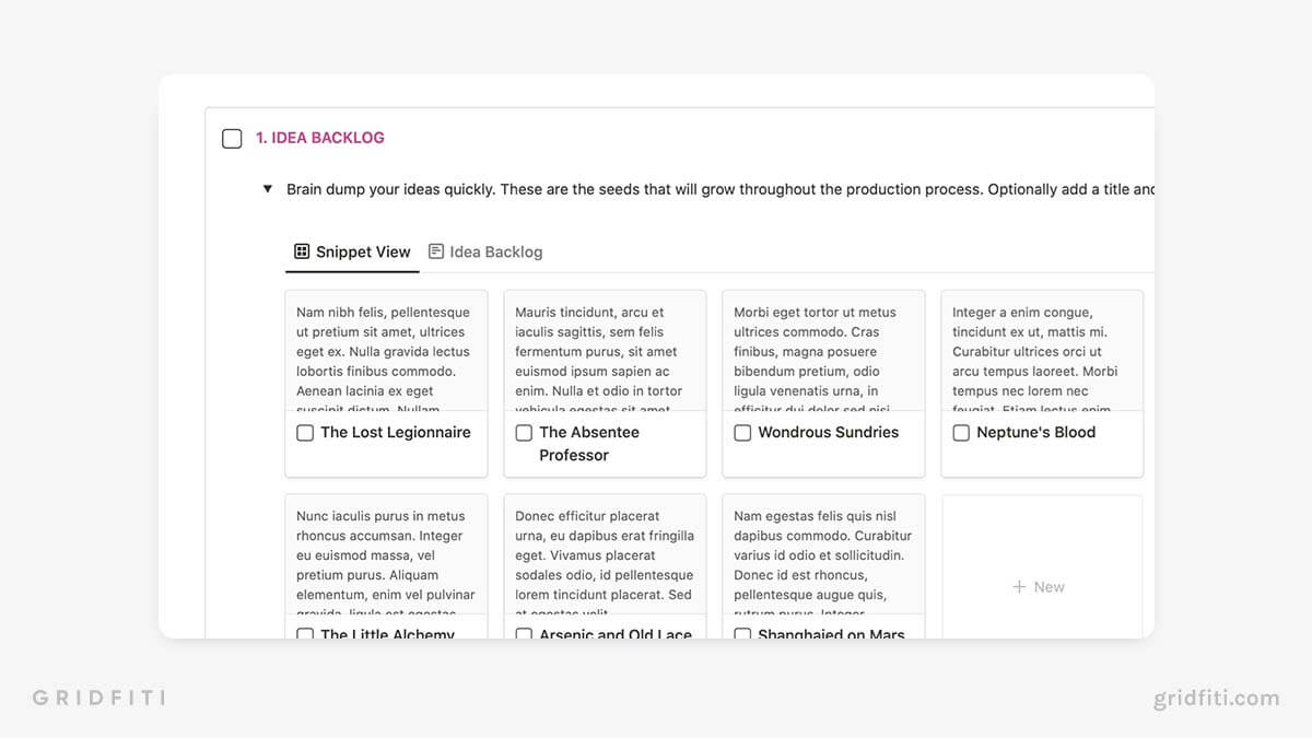 Production System for Content Creators