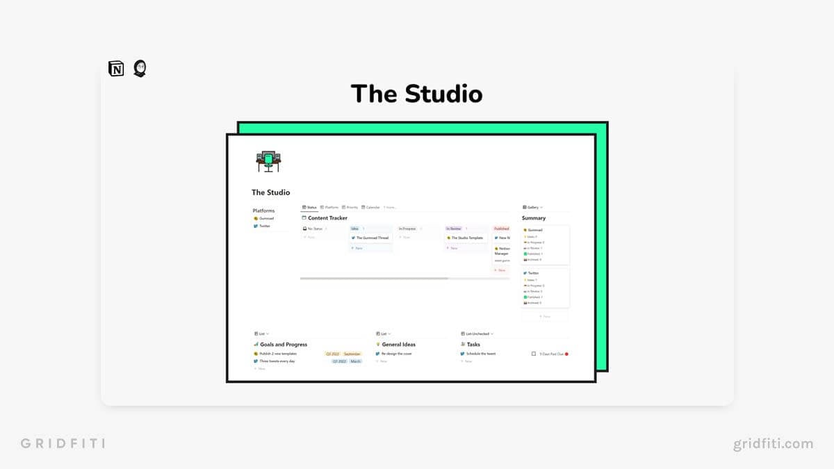 The Creator Studio for Twitter & Gumroad