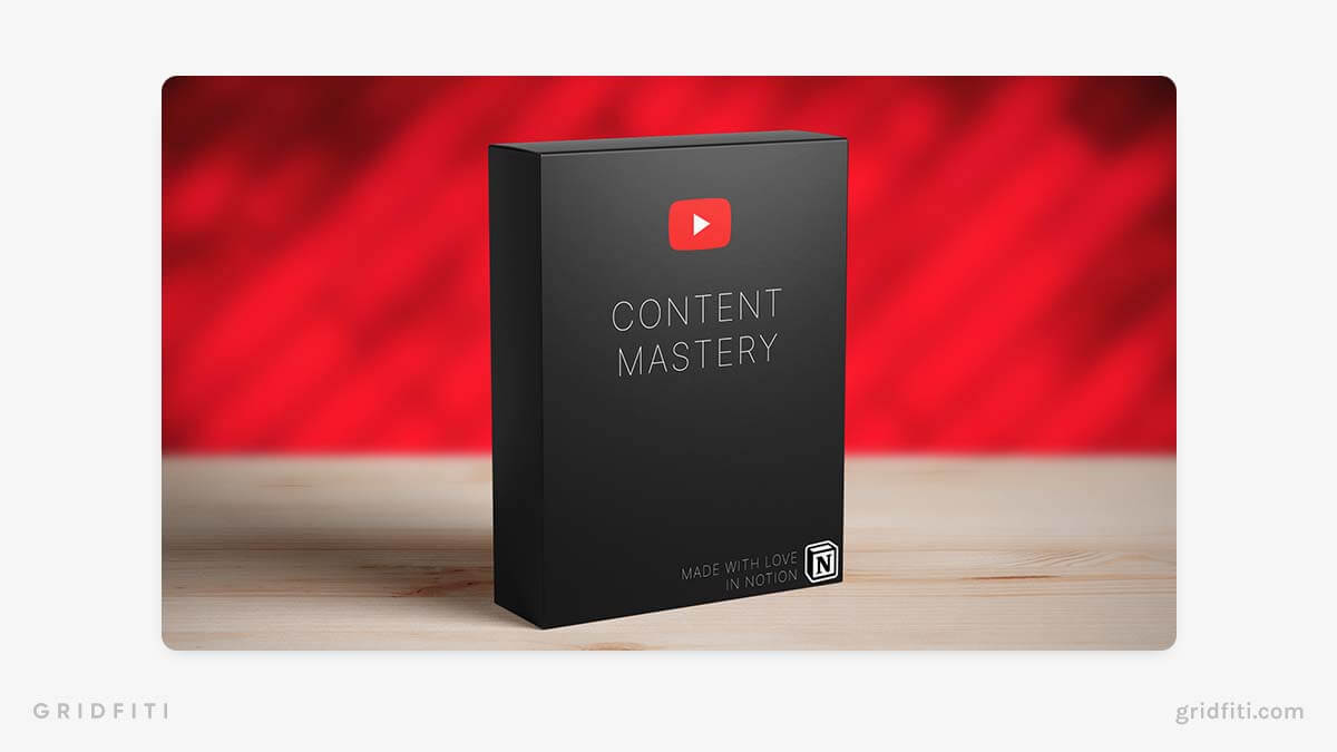 5  Notion YouTube Templates to Plan Your Videos Grow Your Channel