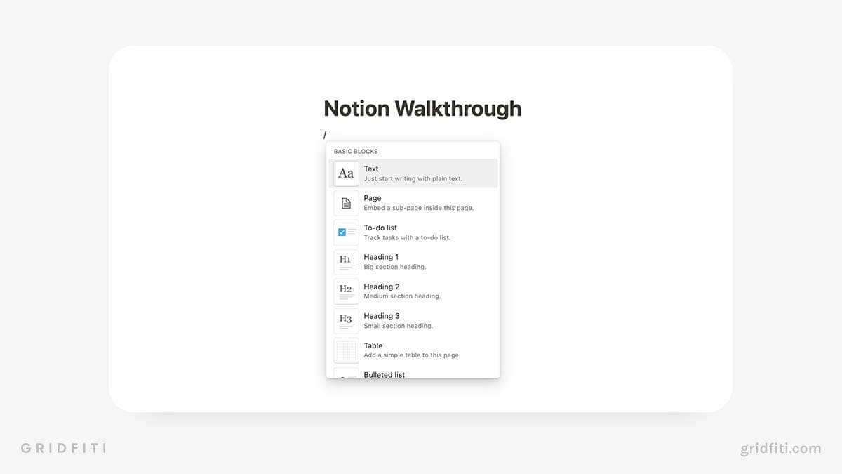 Notion Blocks Tutorial