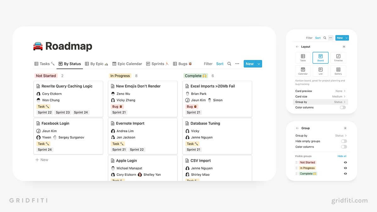 How to Group Databases in Notion