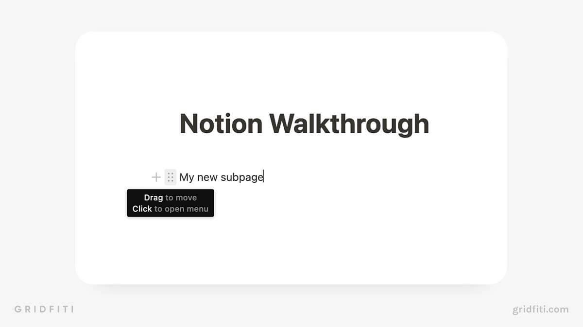 How to Add a Subpage in Notion