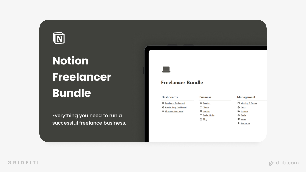 Notion Freelancer Bundle