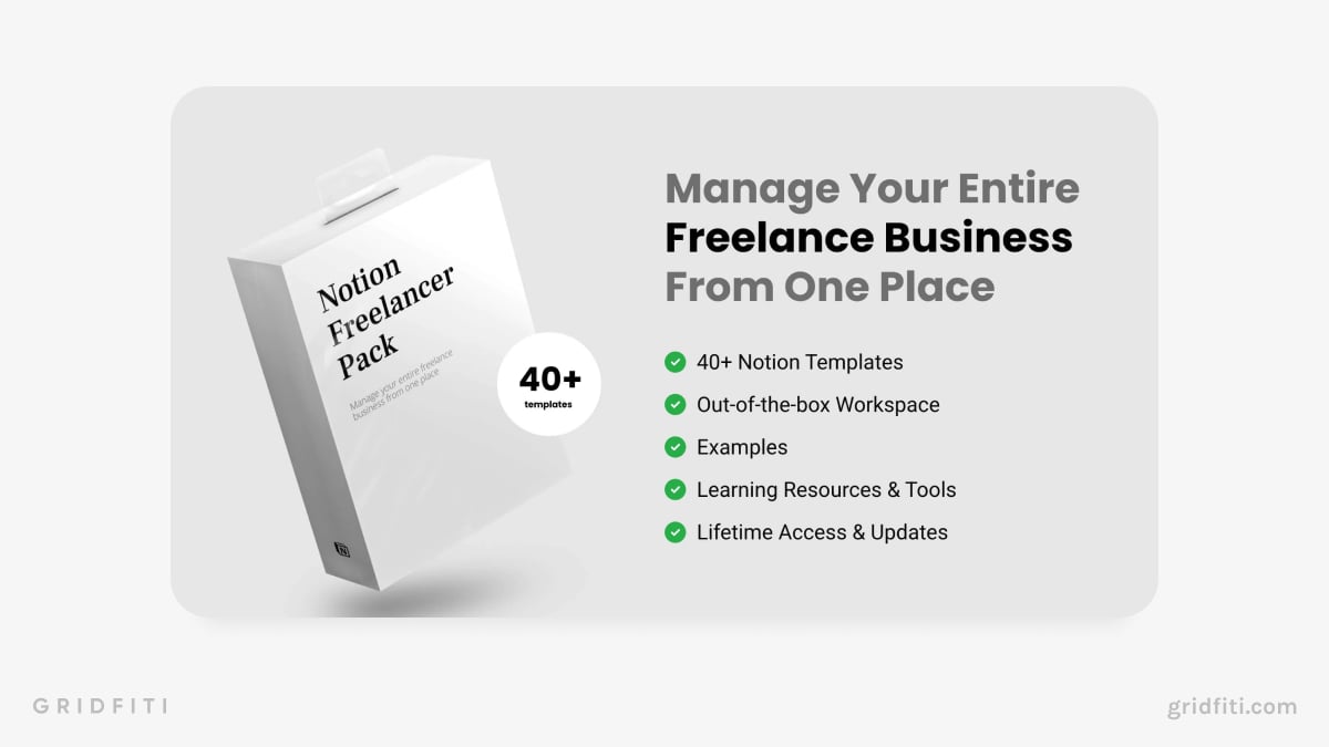 Notion Freelancer Template Pack
