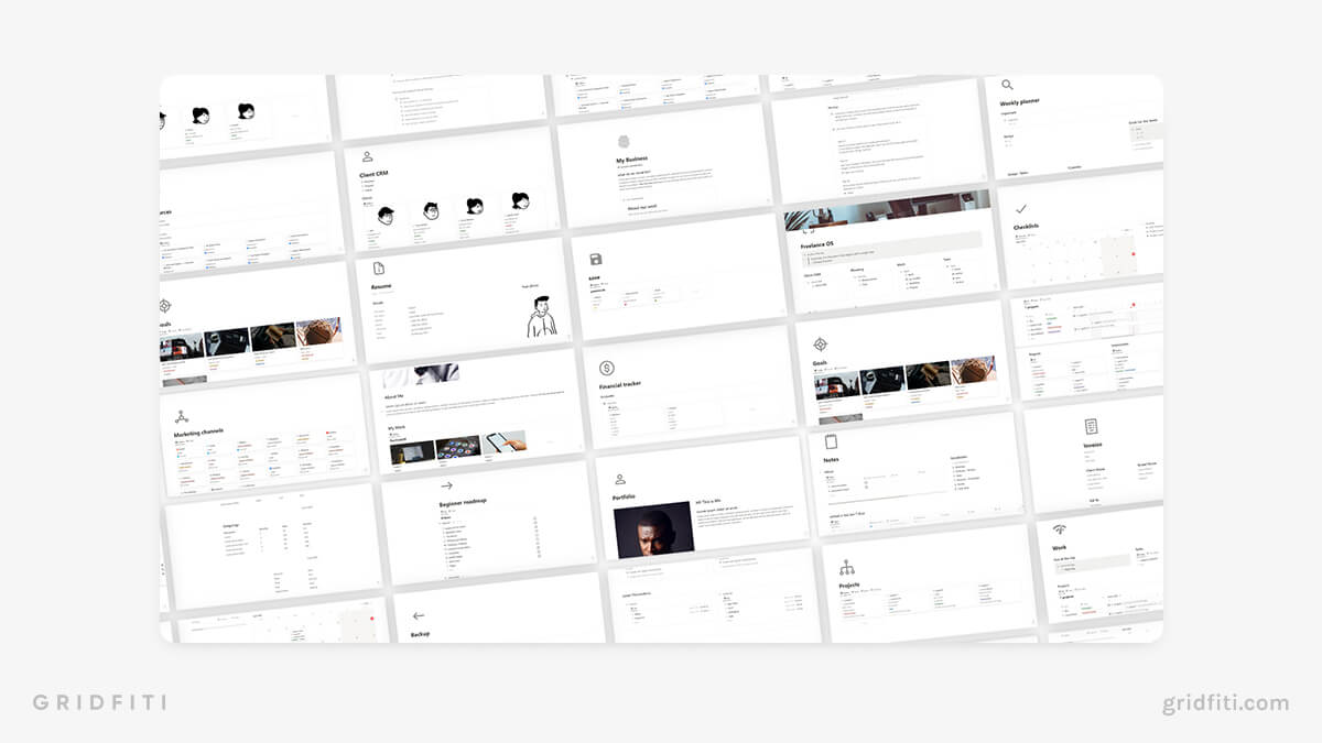 10+ Notion Freelance Templates to Level Up Your Workflow Gridfiti