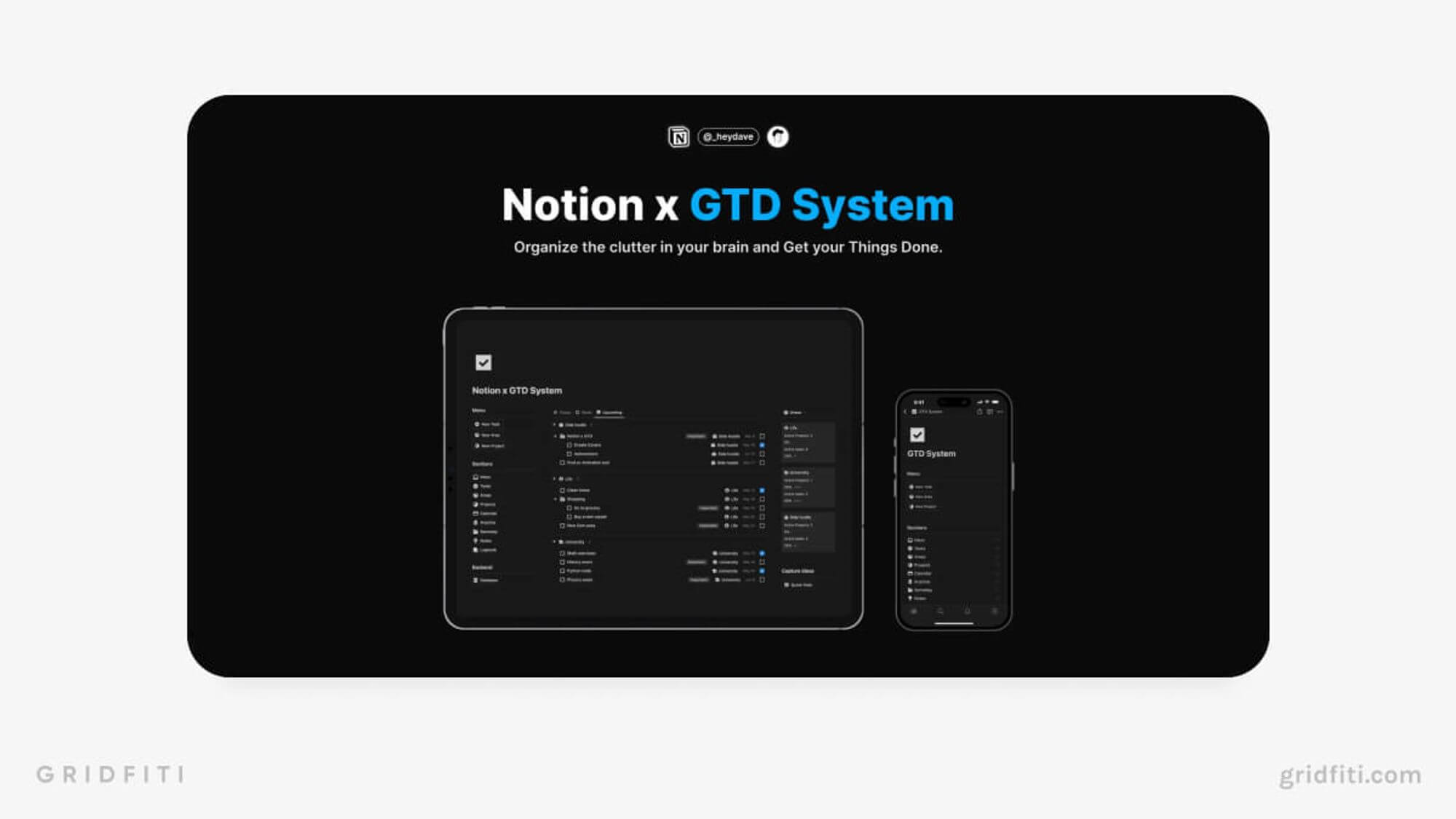 Notion x GTD System