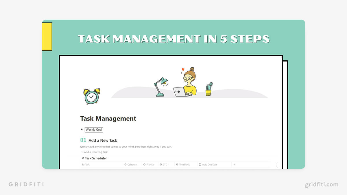 Notion Task Management Template
