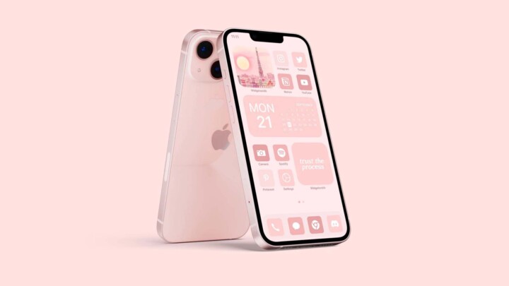 Aesthetic Pink App Icons