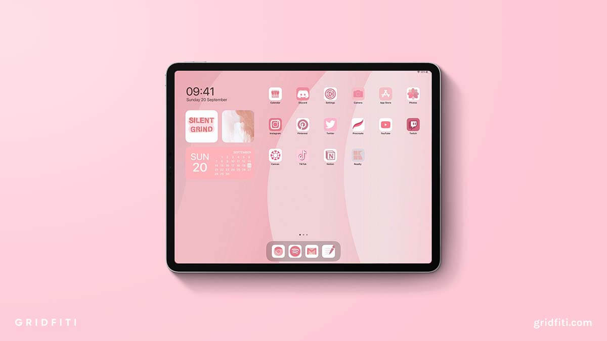 Cute Pink App Icons