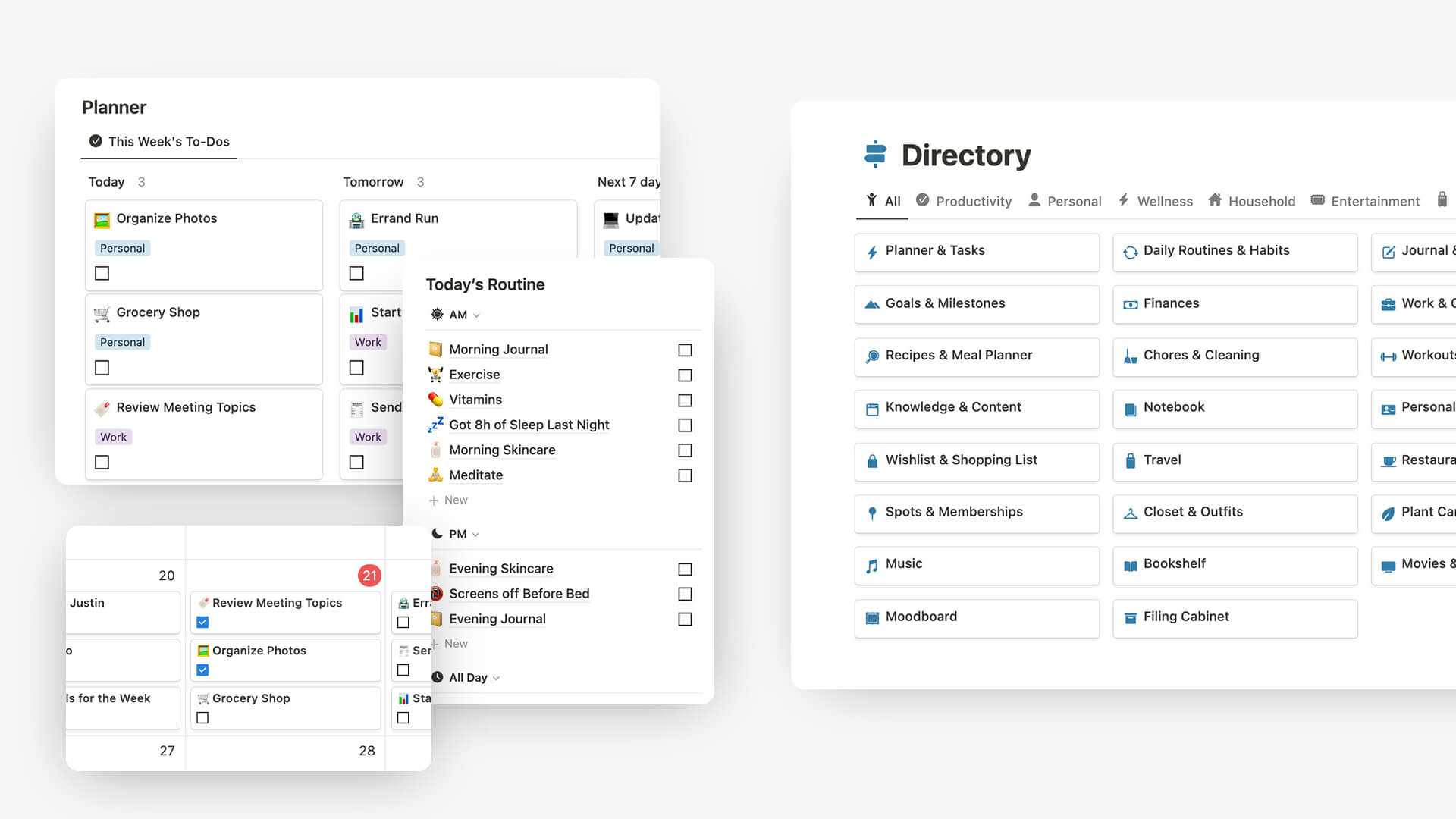 notion to do list template