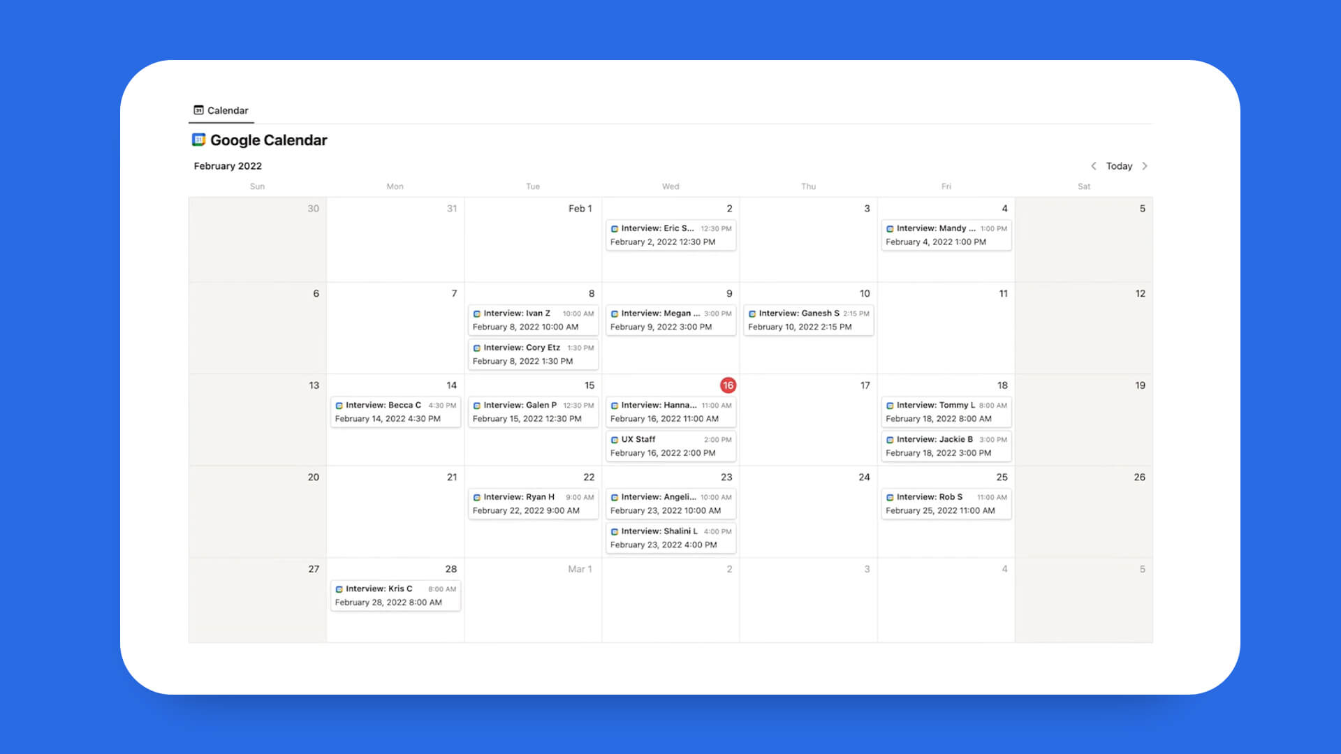 Google Calendar Notion Embed Printable Calendar 2023
