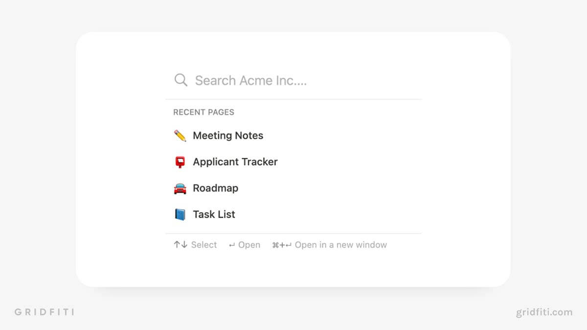 Notion Search Tips