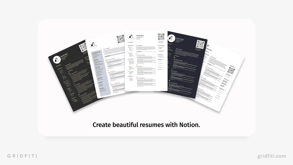 The Notion Resume