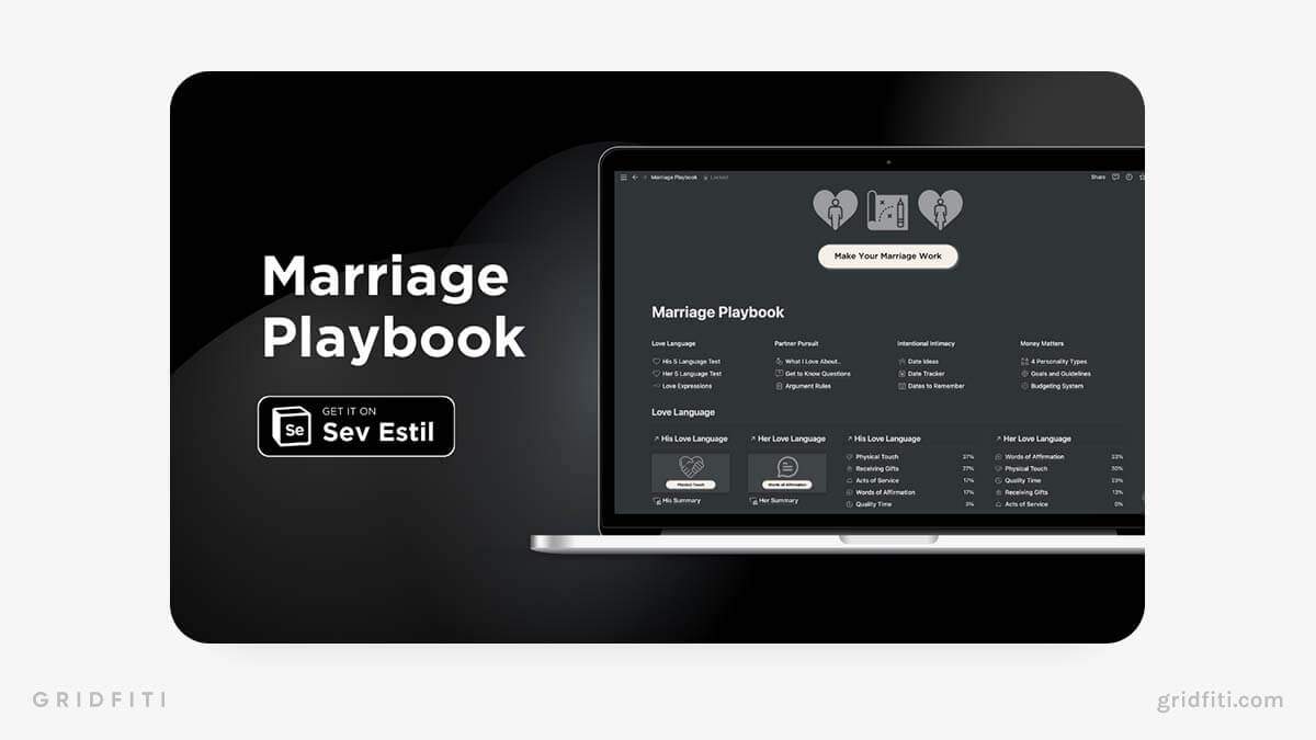 Notion Marriage Playbook Template