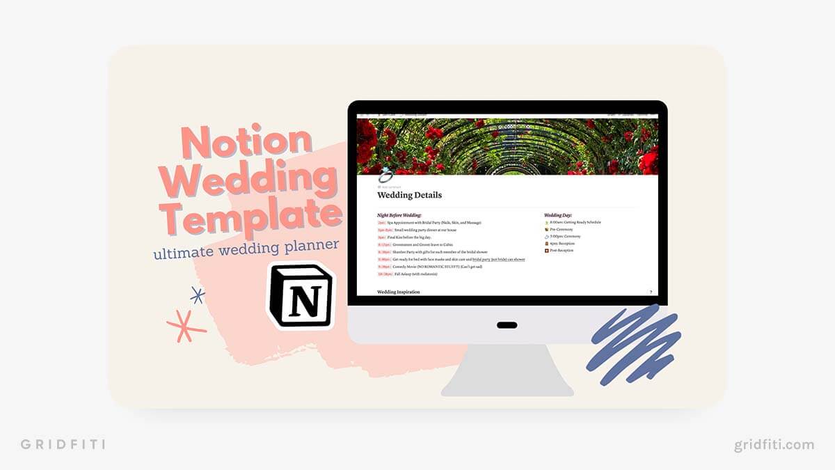 The Ultimate Notion Wedding Template