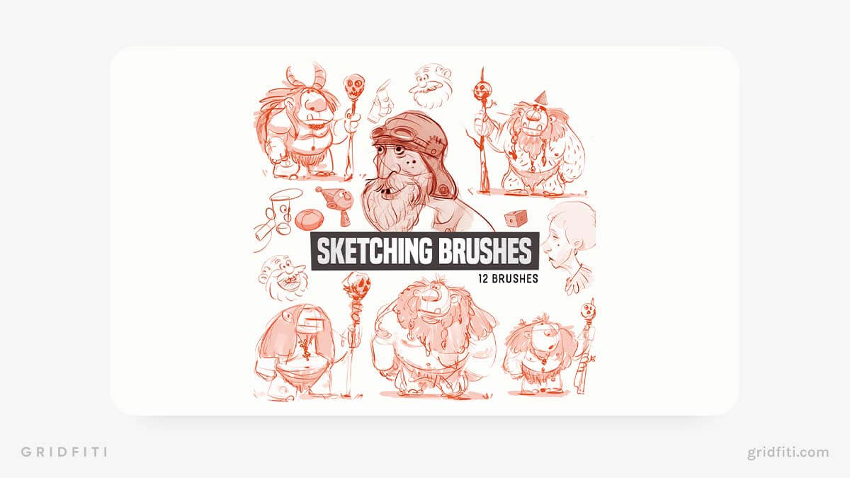 HABOOK Sketching Brushes for Procreate